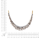 Колье из желтого золота с бриллиантами