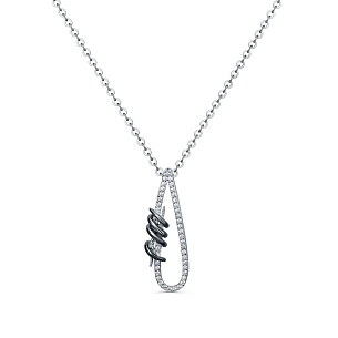 Колье из серебра