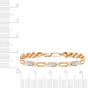 Браслет декоративный из красного золота