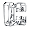 Подвеска буква