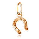 Подвеска из красного золота