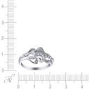 Кольцо из белого золота с бриллиантами