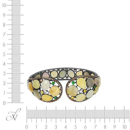 Браслет декоративный из золота с бриллиантами