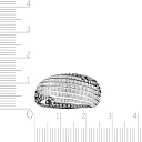 Кольцо из белого золота с бриллиантами