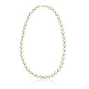 Колье из красного золота с жемчугом