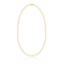 Бусы из красного золота с жемчугом