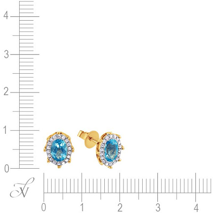 Серьги Пусеты