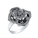 Кольцо из белого золота с бриллиантами