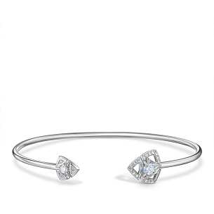 Браслет из белого золота с бриллиантами