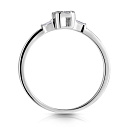 Кольцо из белого золота с бриллиантами