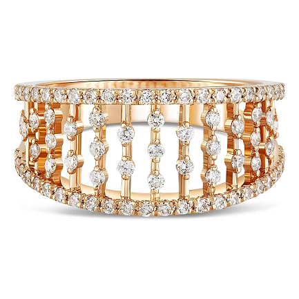 Кольцо из золота с бриллиантами