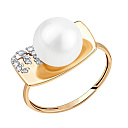 Кольцо из красного золота