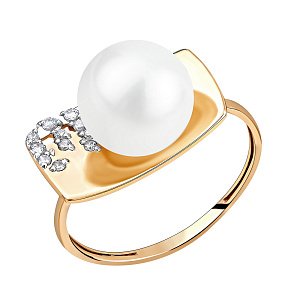 Кольцо из красного золота