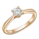 Кольцо из золота с бриллиантом