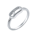 Кольцо из белого золота с бриллиантом