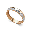 Кольцо из красного золота с бриллиантами