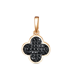 Подвеска из серебра с фианитом