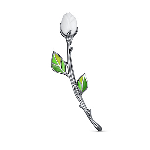 Брошь из серебра