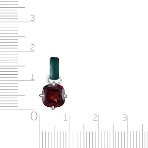 Подвеска из серебра с эмалью