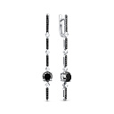 Серьги из белого золота с бриллиантами