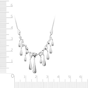 Колье из серебра