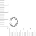 Моносерьга из серебра