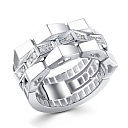 Кольцо из белого золота с бриллиантами