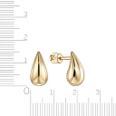 Серьги из желтого золота