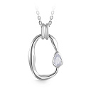 Колье из серебра с фианитом