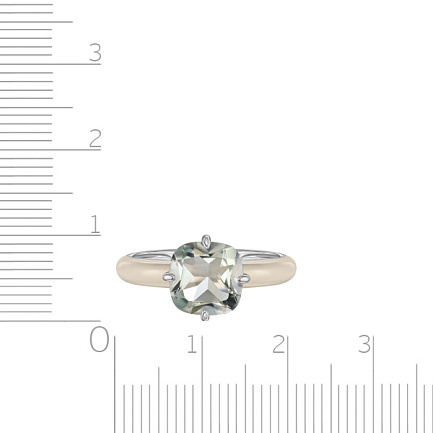 Кольцо из серебра с эмалью