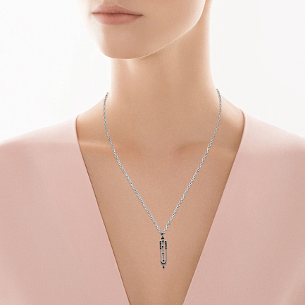 Подвеска из белого золота