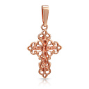 Крест из красного золота
