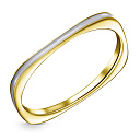 Кольцо из серебра с позолотой, эмалью