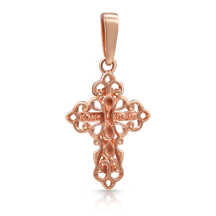 Крест из красного золота