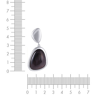 Подвеска из серебра с стеклом