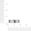 Кольцо обручальное из серебра