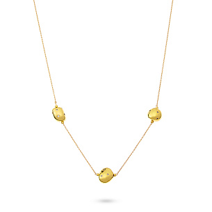 Колье из серебра с циркониями