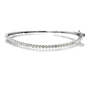 Браслет декоративный мужской из белого золота с бриллиантами