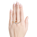 Кольцо из красного золота