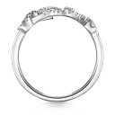 Кольцо из серебра с фианитом