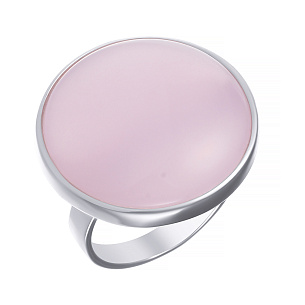 Кольцо из серебра с стеклом