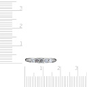 Кольцо из белого золота с бриллиантами