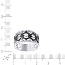 Кольцо из белого золота с бриллиантами