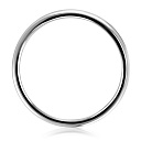 Кольцо обручальное из белого золота с бриллиантами