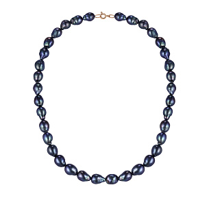 Бусы из красного золота с жемчугом