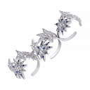 Кольцо из серебра с фианитом