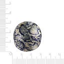 Кольцо из серебра с позолотой, эмалью