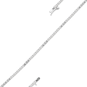 Браслет из белого золота с бриллиантами