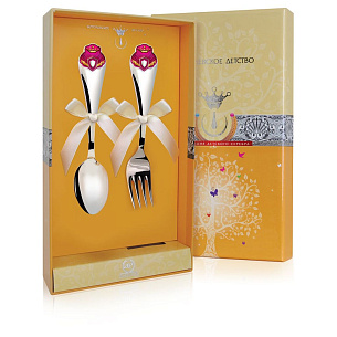 Детский набор из серебра «Принцесса» 