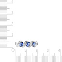 Кольцо из белого золота с бриллиантами